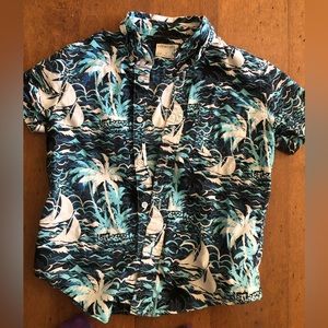 Size 8 CrewCuts Hawaiian collared shirt